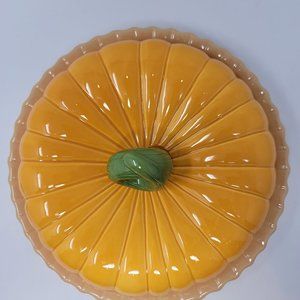 Pumpkin Pie Saver with Lid & Recipe